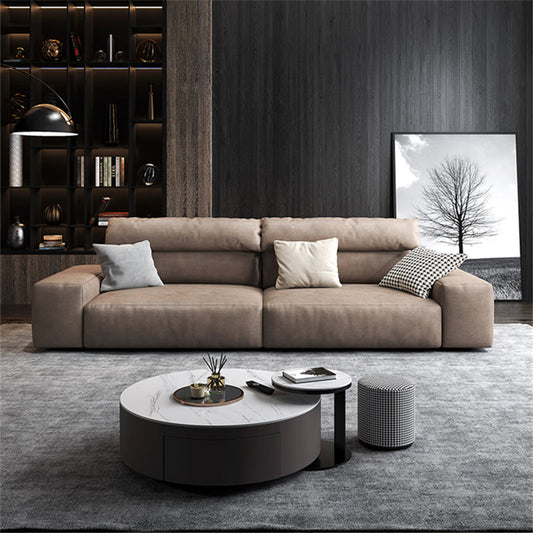 Hi-tech fabric 3 seater modular living room sofa