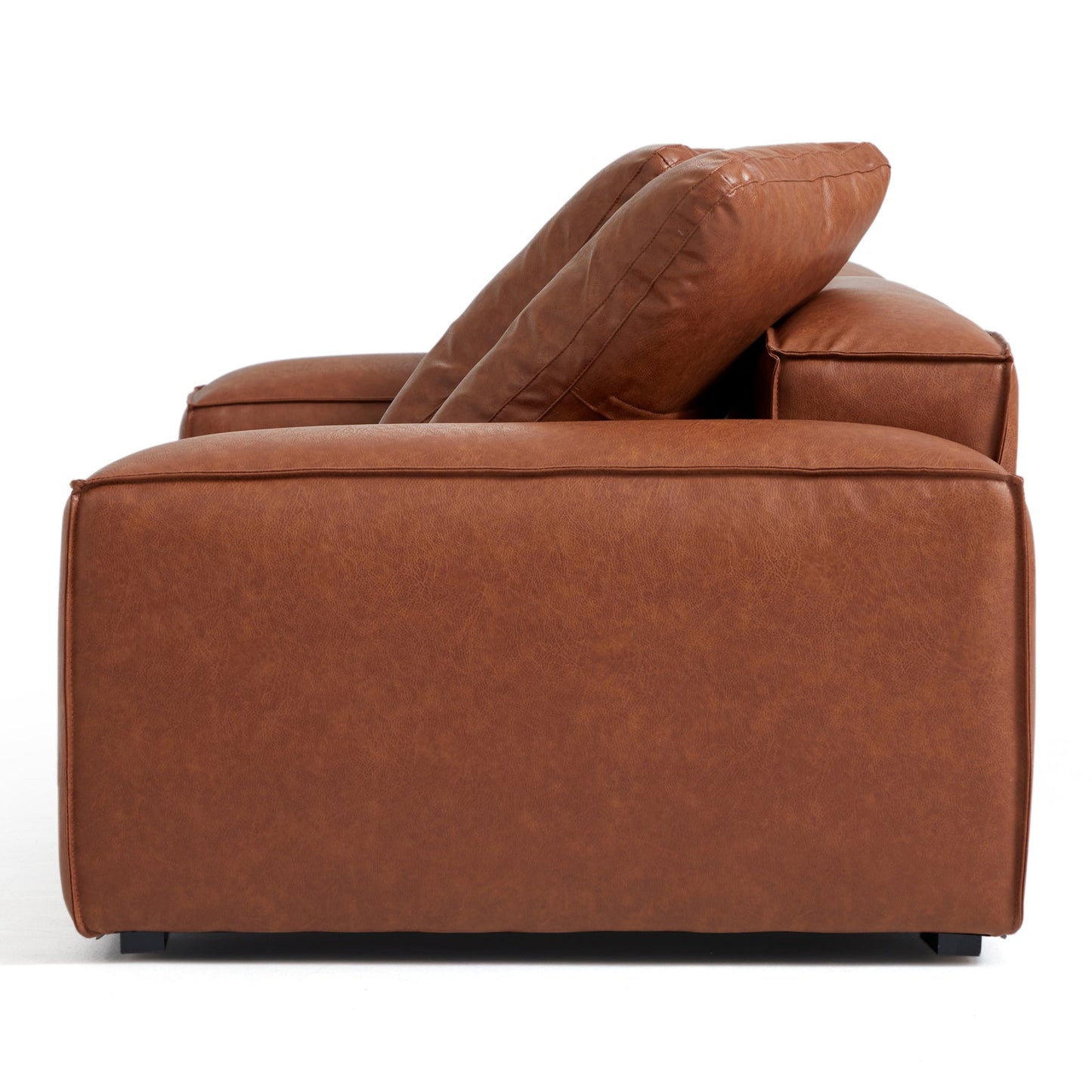 Hi-Tech Fabric Leather-Like Cover Living Room Modular Sofa