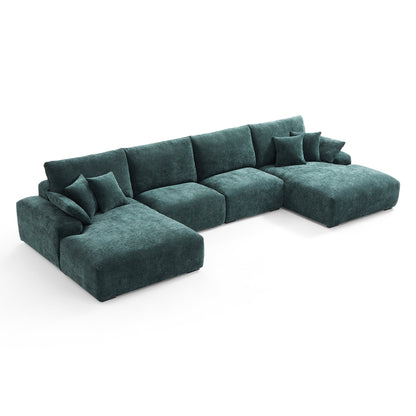 Indoor sofa furniture u shaped sectional modern sitting room sofa