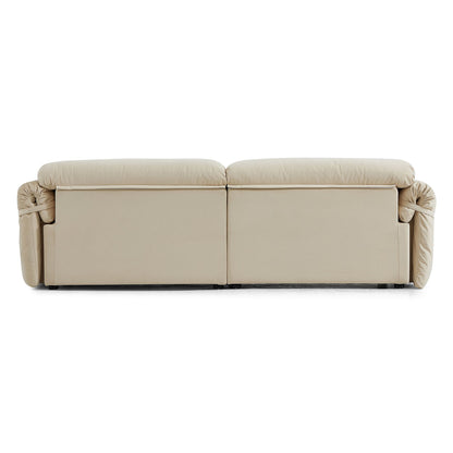 Modern i-Shape Modular Matt Velvet Fabric Upholstery Sofa