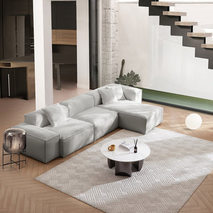 Disassembled Modular Sectional Sofa with Removable Cover