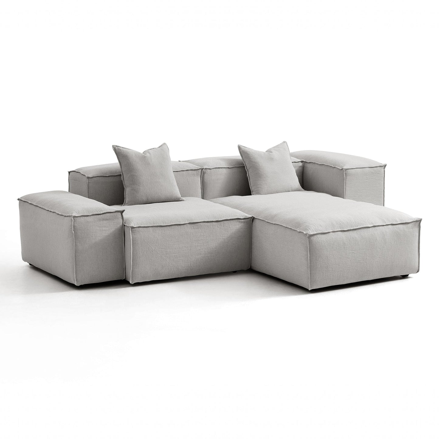 Disassembled Modular Sectional Sofa with Removable Cover