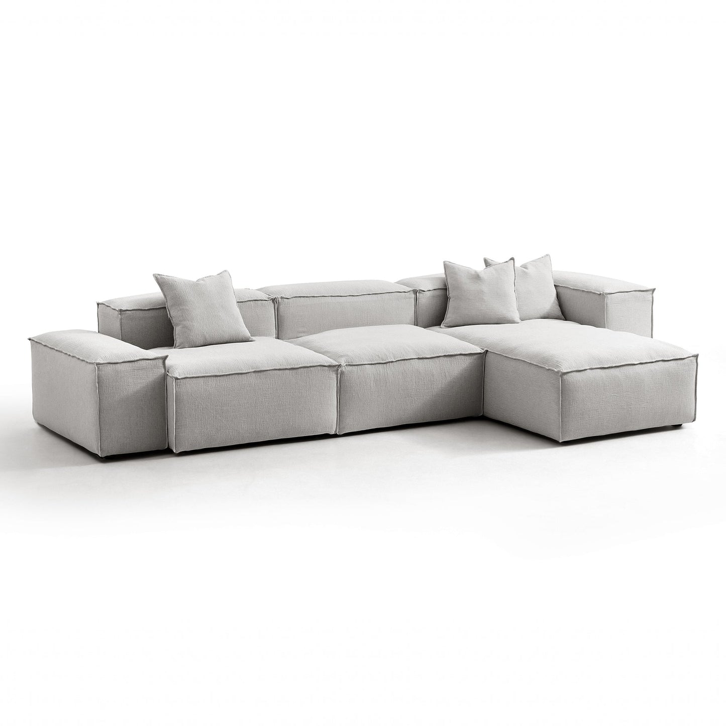 Disassembled Modular Sectional Sofa with Removable Cover