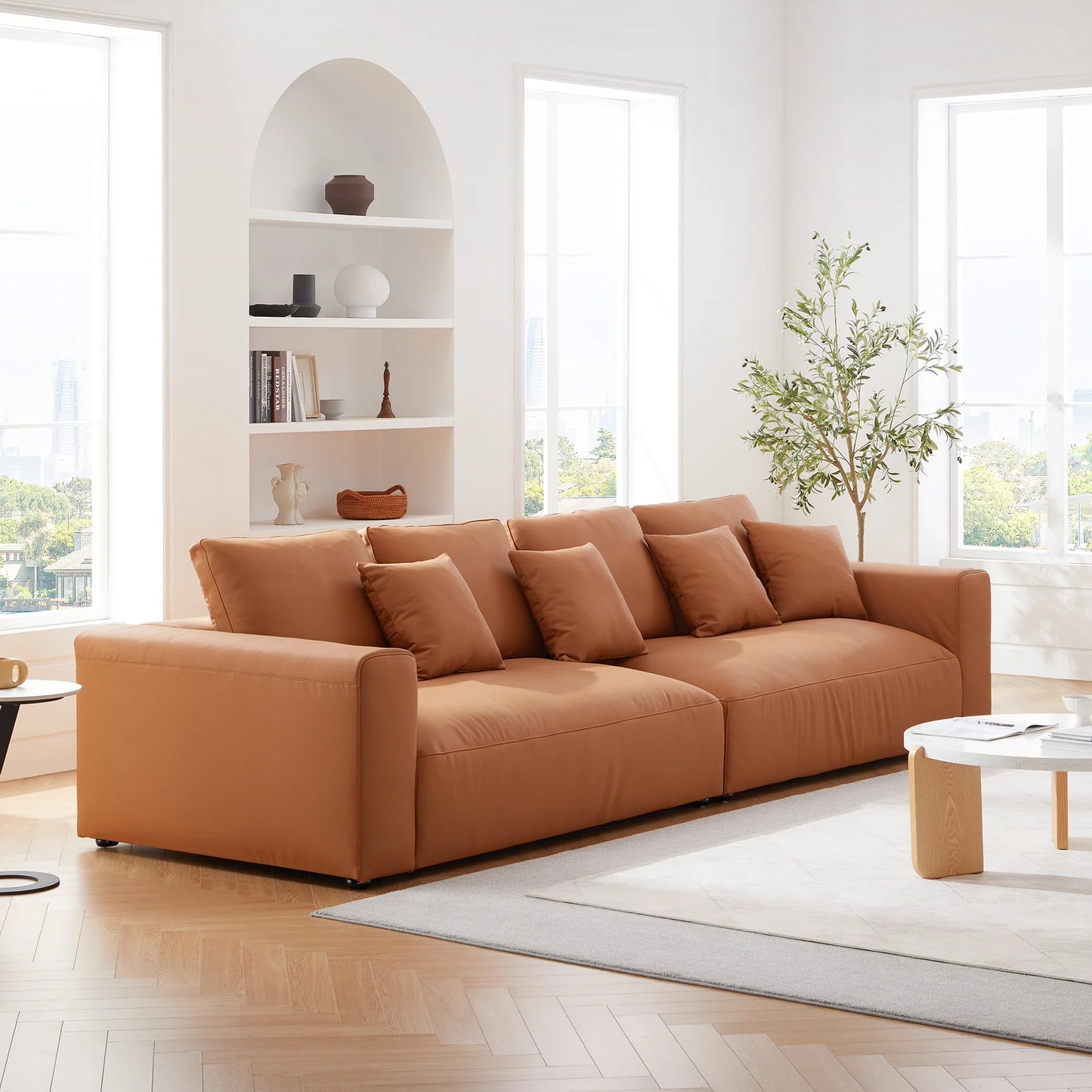 Modern Luxury Straight Row Sofa