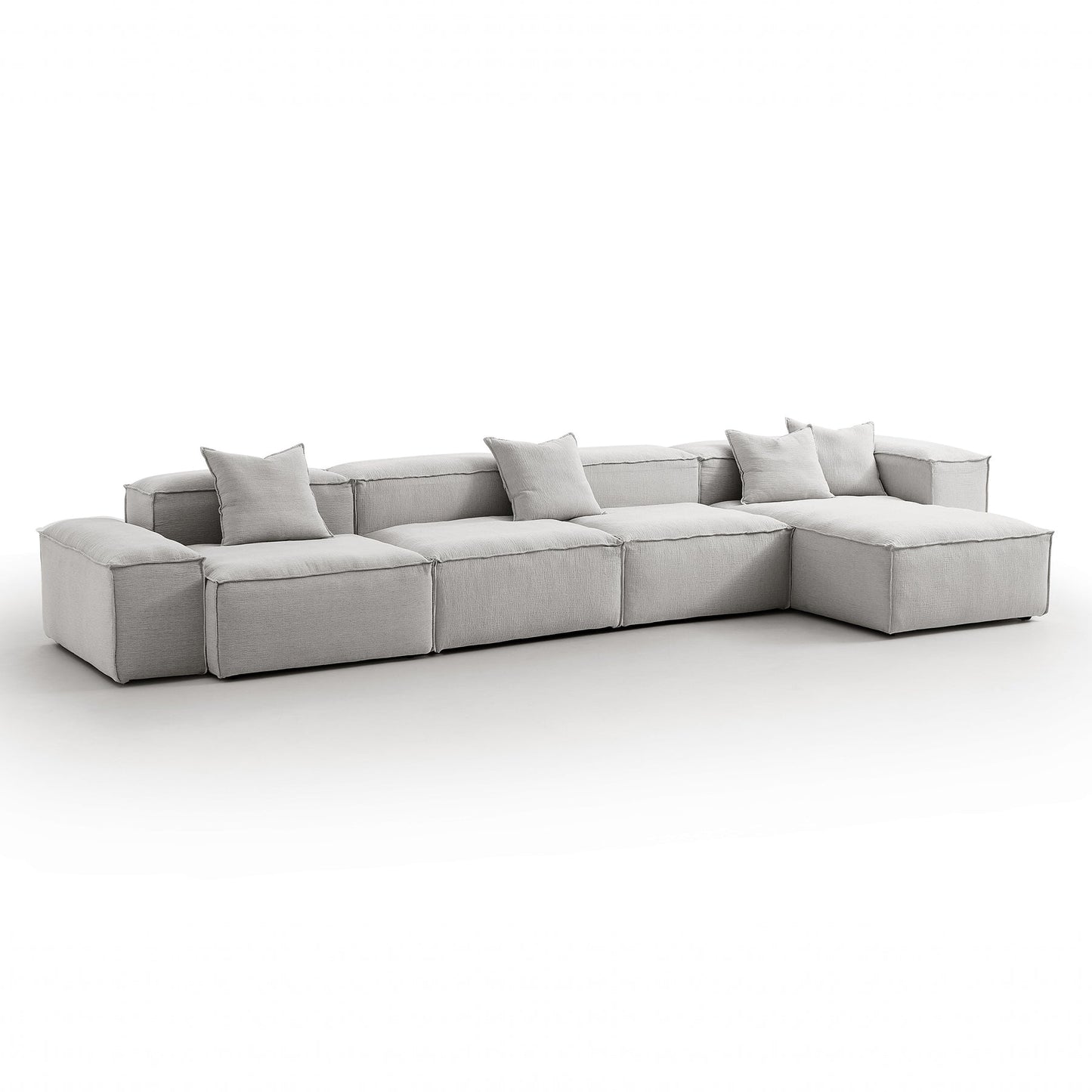 Disassembled Modular Sectional Sofa with Removable Cover