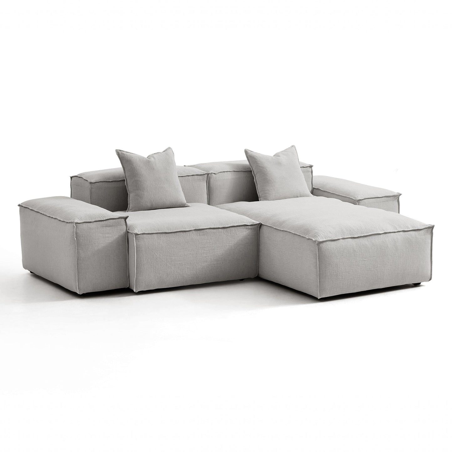 Disassembled Modular Sectional Sofa with Removable Cover