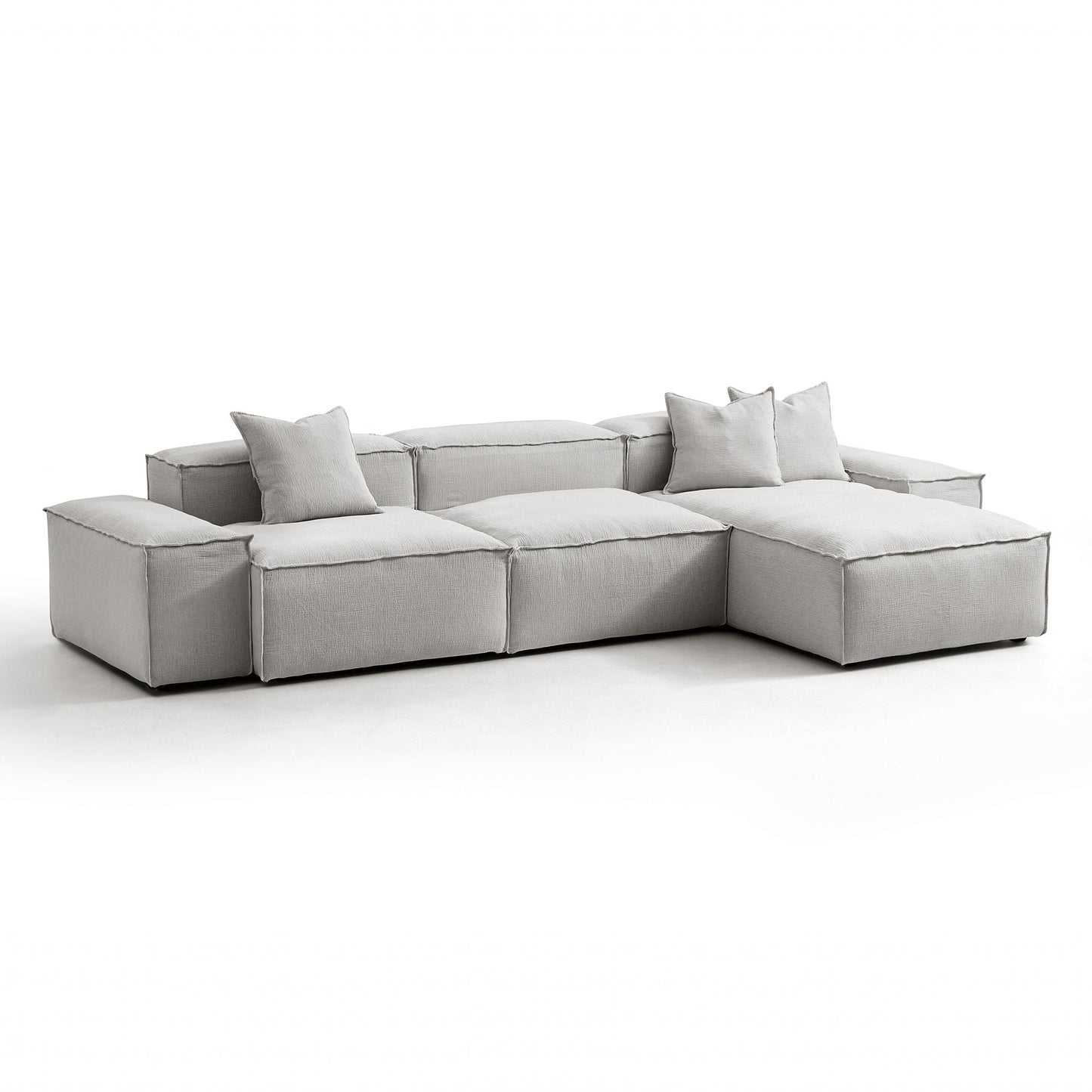 Disassembled Modular Sectional Sofa with Removable Cover