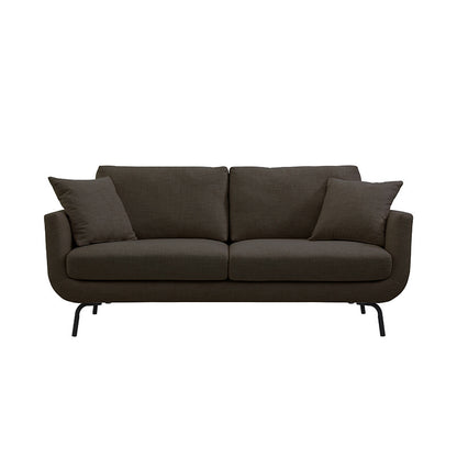 Nordic Minimalist Fabric Upholstered Loveseat