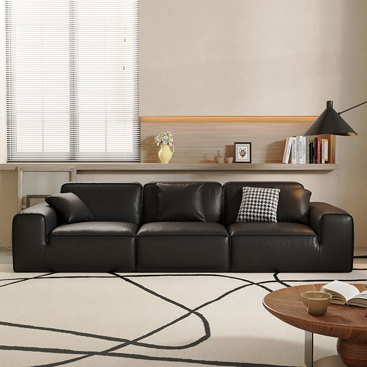 Modern Living Room Classic Leather Sectional Sofa