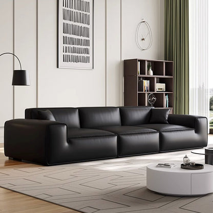 Modern Living Room Classic Leather Sectional Sofa