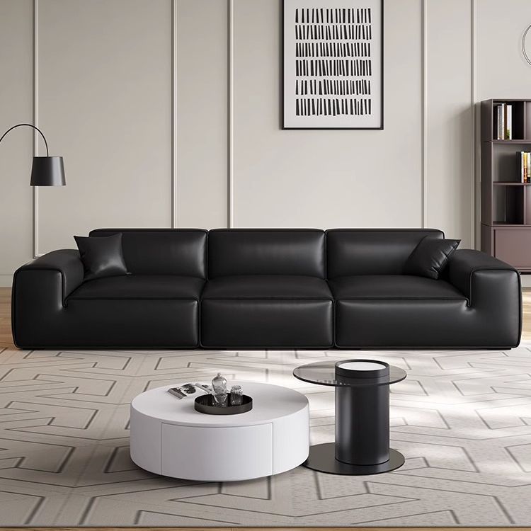 Modern Living Room Classic Leather Sectional Sofa