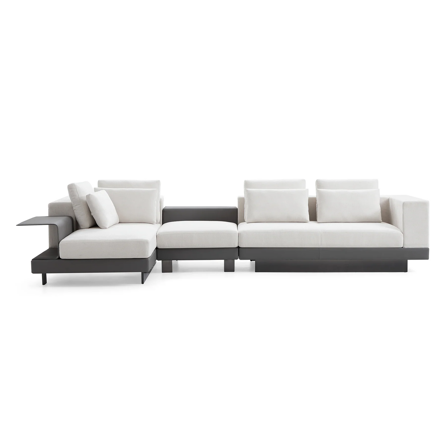 Designer Minimalist Connery Linen Fabric Sofa