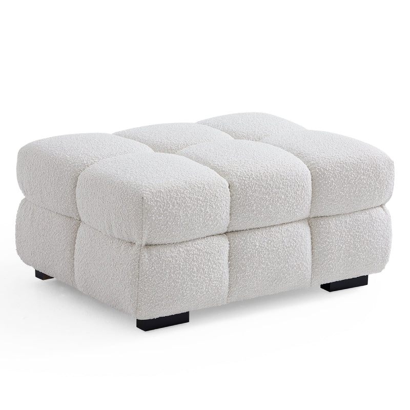 Minimalist Boucle Fabric Sofa