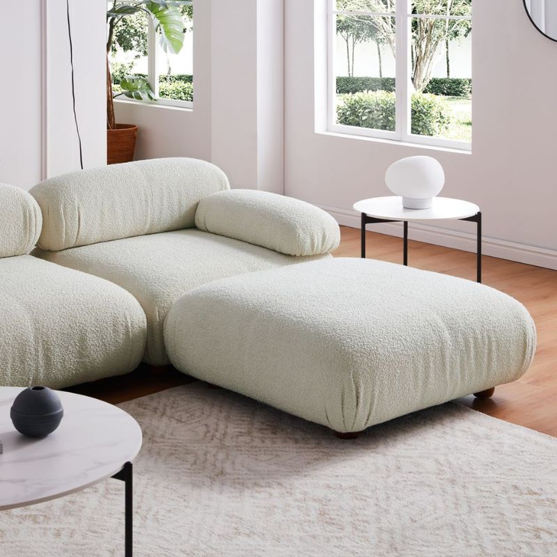 Soft Sofatufted Modular Sofa With Ottoman