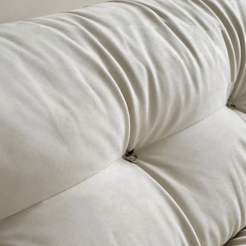 Low Armrest Beige Cloud Sofa