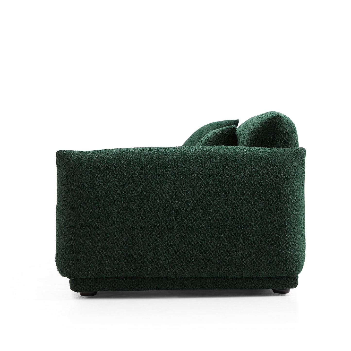 Modern Home 3 Seater Boucle Sofa in Green