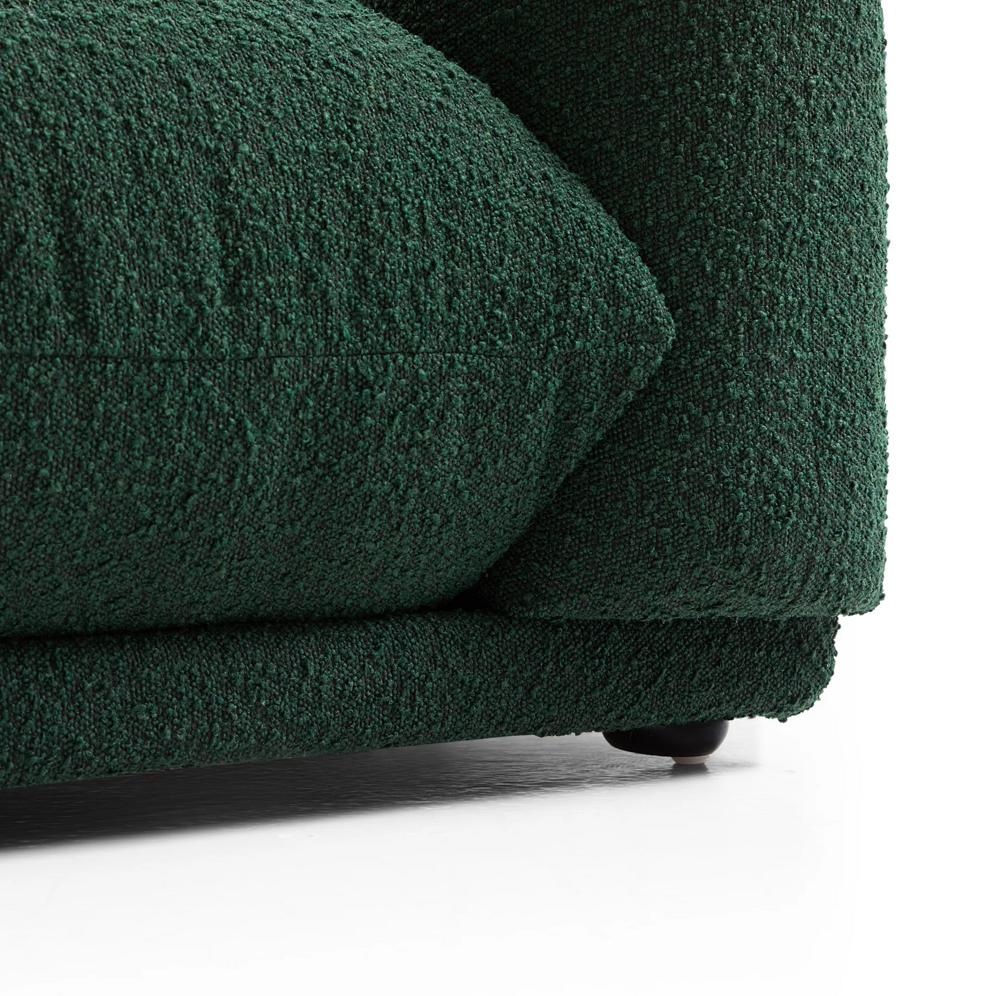 Modern Home 3 Seater Boucle Sofa in Green