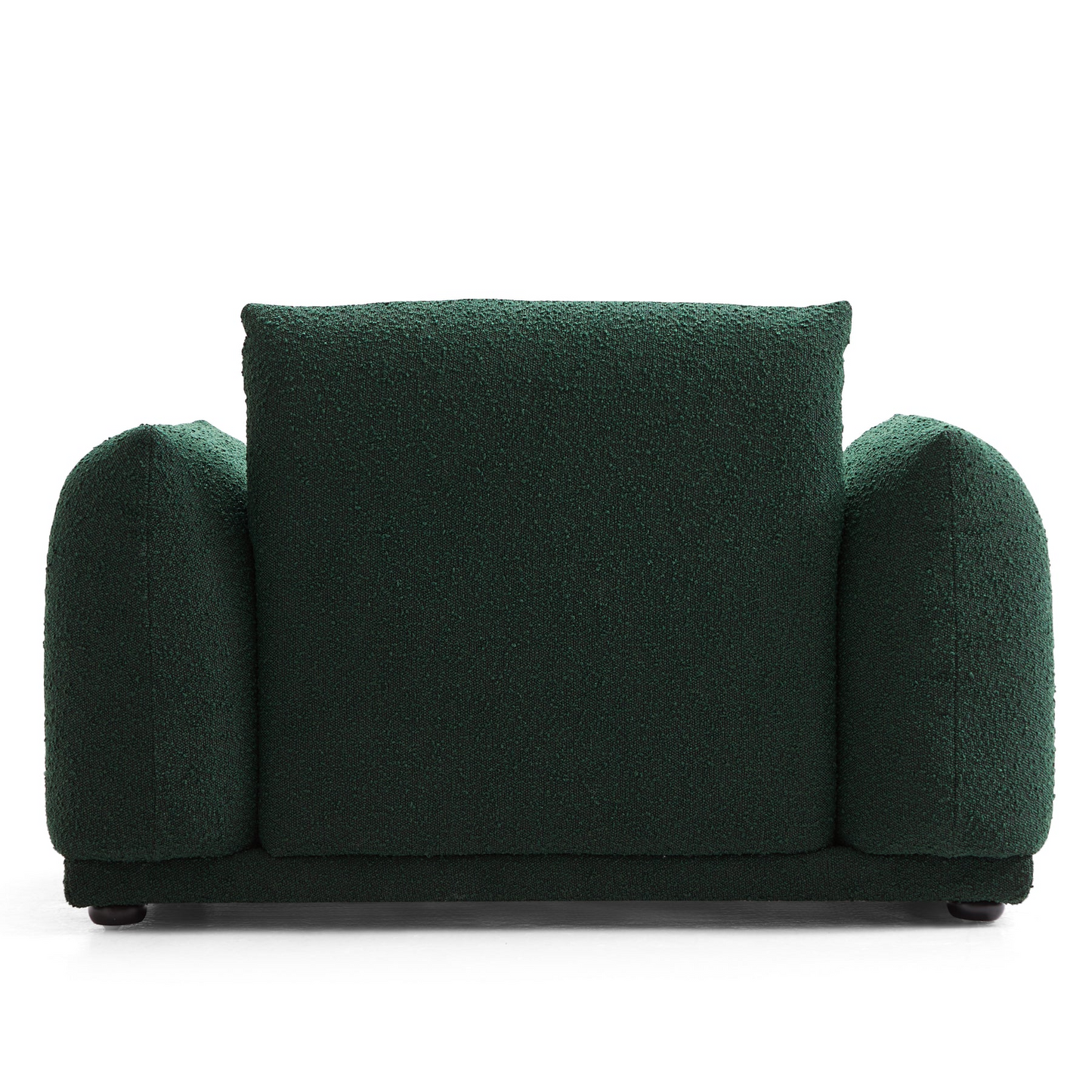 Lamb Fleece Upholstered Boucle Single Sofa