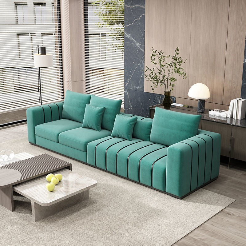 Leathaire Upholstered 4-Seater Sofa