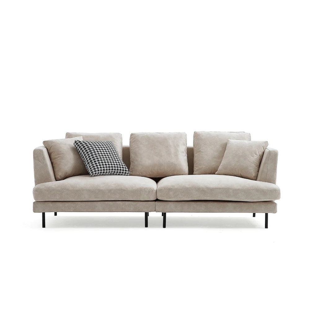 Italian Style Nappa Leather Modular Sofa