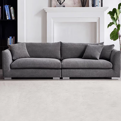 Aalto Fresh Dark Grey Upholstered Fabric Sofa