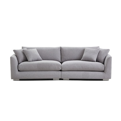 Nordic Minimalist 4 Seater Fabric Couch