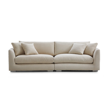 Nordic Minimalist 4 Seater Fabric Couch