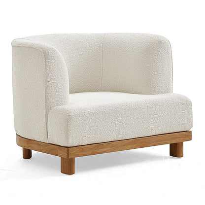 Nordic Modern Upholstered Boucle Armchair Leisure Chair