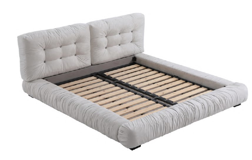 Fashion Puff shape Upholstered Soft Bed Frame