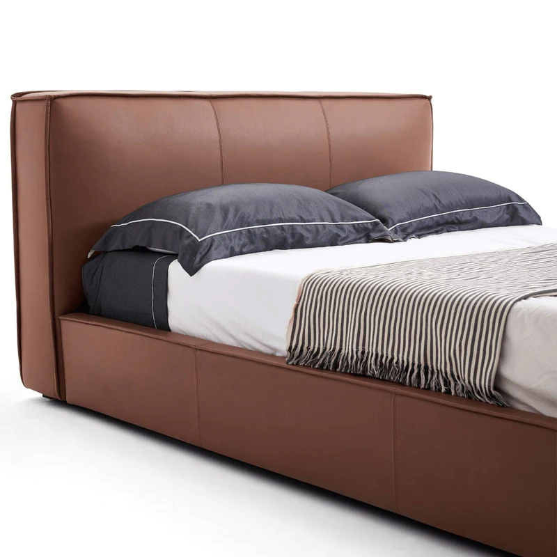 Bold modern Upholstered Soft Bed