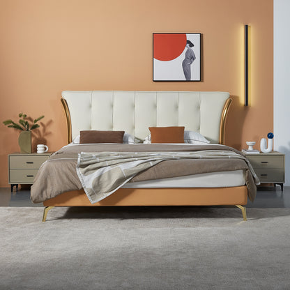 Modern Minimalist Upholstered Bed Frame