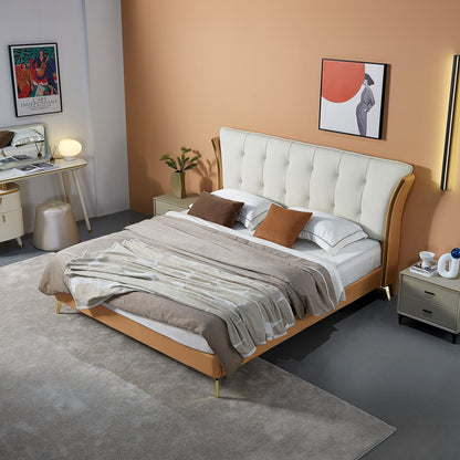 Modern Minimalist Upholstered Bed Frame