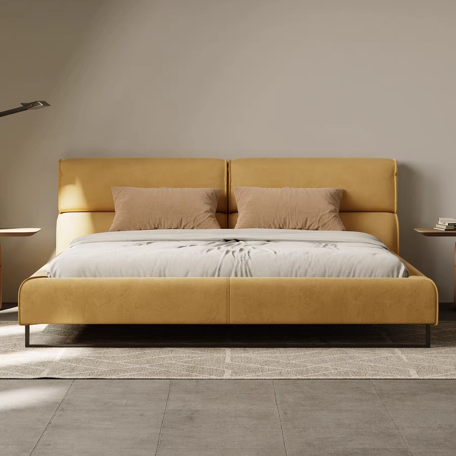 Modern Minimalist Upholstered Bed