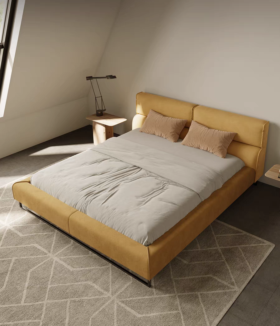 Modern Minimalist Upholstered Bed