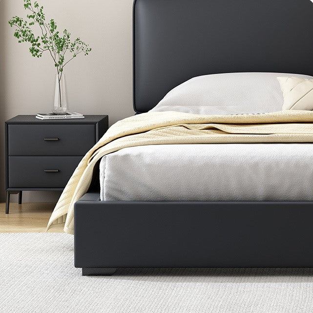 Modern Minimalist Upholstered Bed Frame