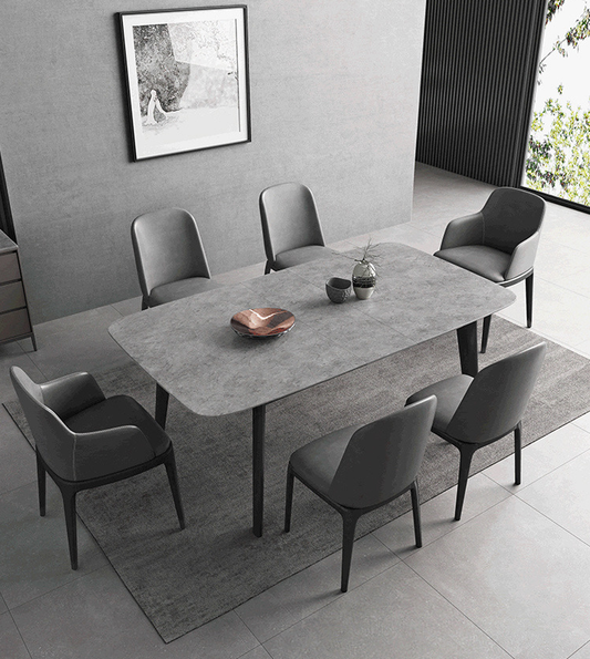 Modern Extendable Sintered Stone Dining Table