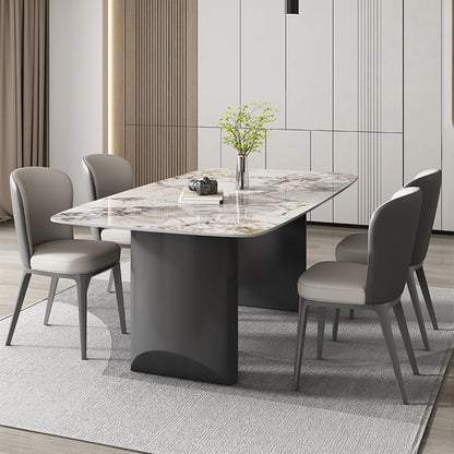 Contemporary Stainless Steel 8 Seaters Dining Table