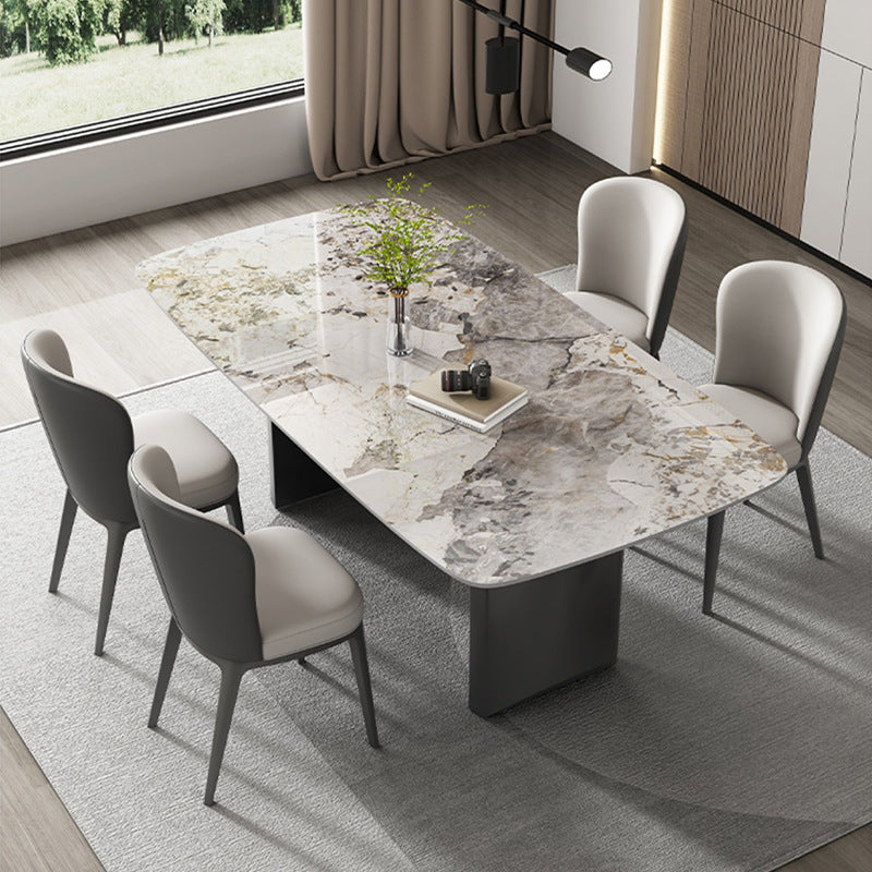 Contemporary Stainless Steel 8 Seaters Dining Table