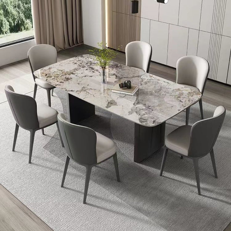 Contemporary Stainless Steel 8 Seaters Dining Table