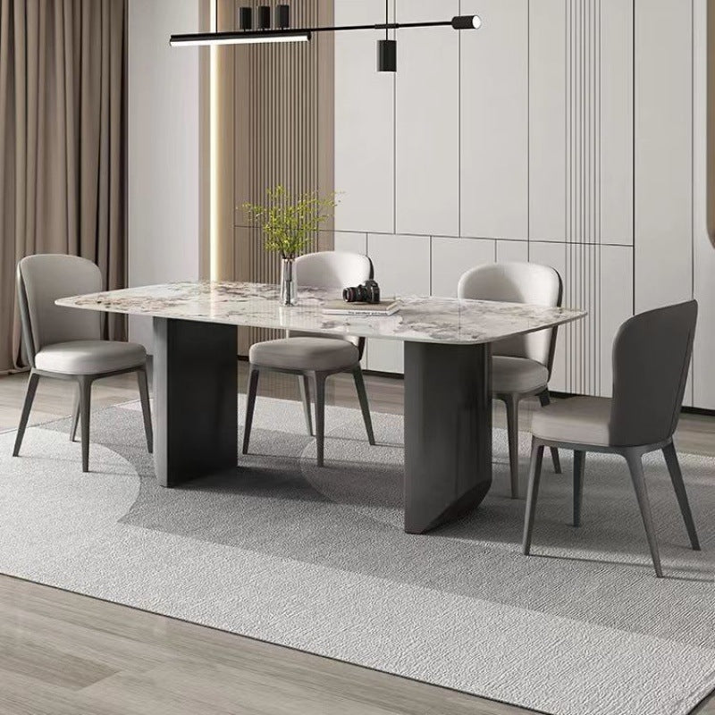 Contemporary Stainless Steel 8 Seaters Dining Table