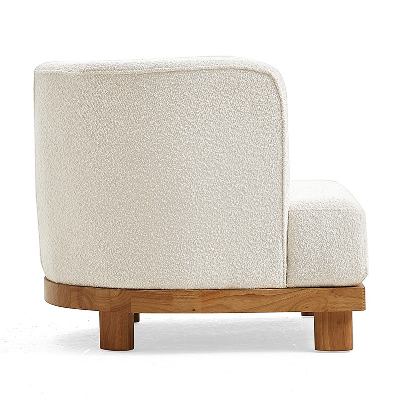 Nordic Modern Upholstered Boucle Armchair Leisure Chair