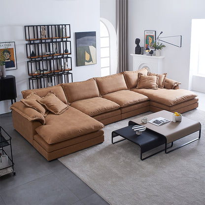 Sandwitch Deep Seat U-Shaped Sofa