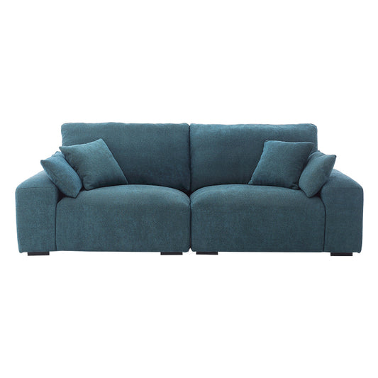 Polyester Fabric Upholstered Loveseat