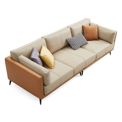 Luxury Genuine Leather Living Room Sofa