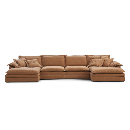 Sandwitch Deep Seat U-Shaped Sofa