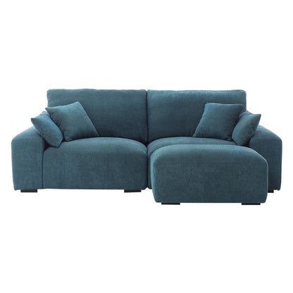 Polyester Fabric Upholstered Loveseat