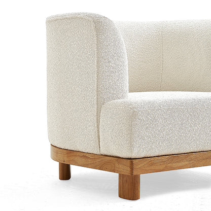 Nordic Modern Upholstered Boucle Armchair Leisure Chair