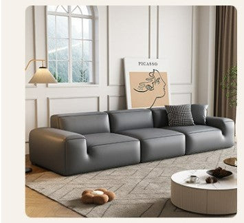 Modern Living Room Classic Leather Sectional Sofa