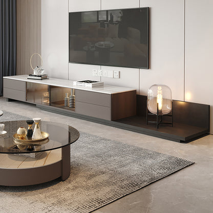 Round Shaped Centre Attraction Coffee Table Set And TV Cabinet