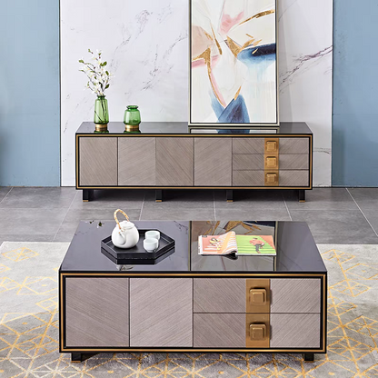 Luxury Coffee Table And TV Stand Set For Stylish Living Spaces